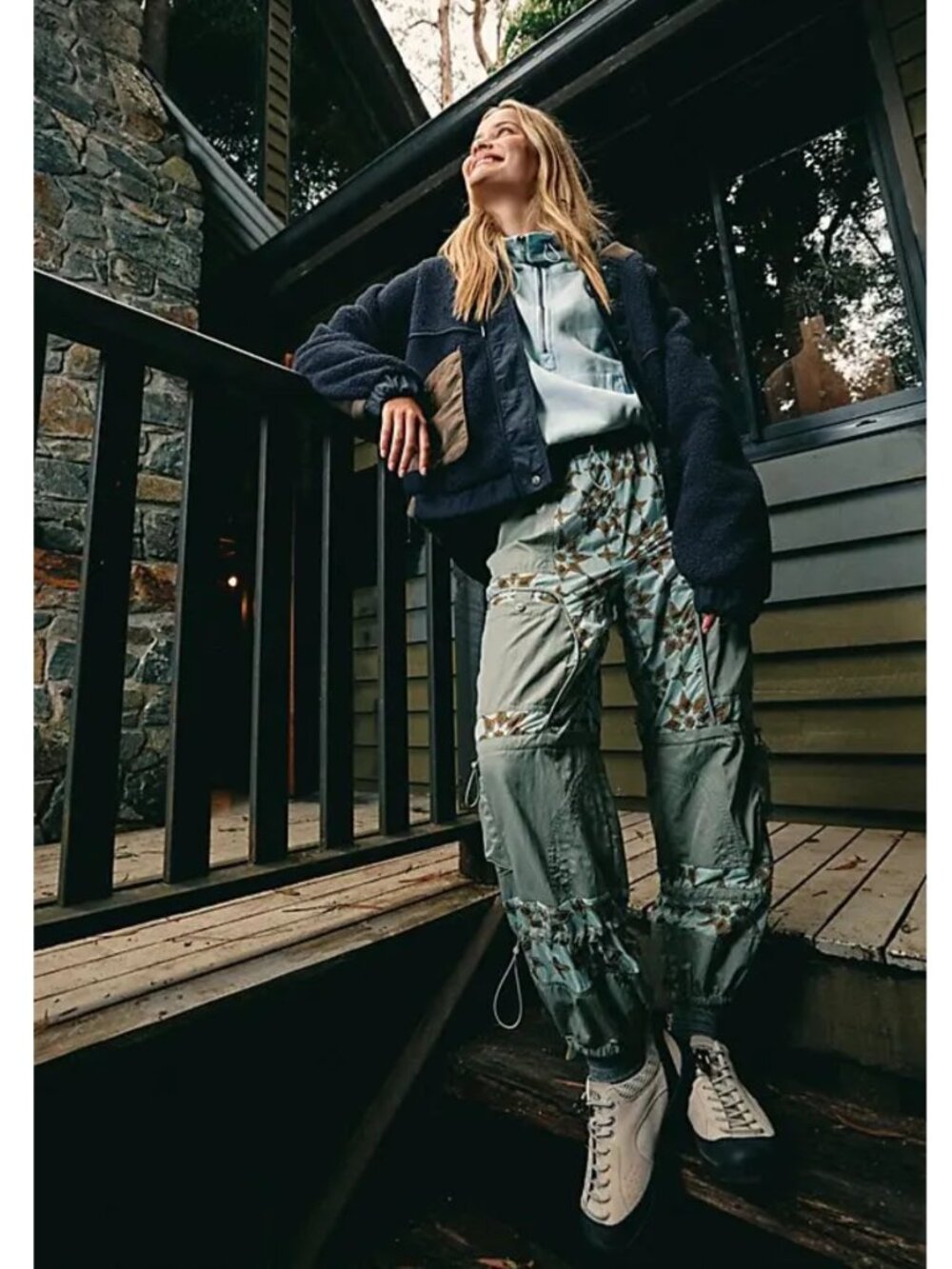 FP Movement Mountaineer Pant Sage Stone Combo Like New S $168